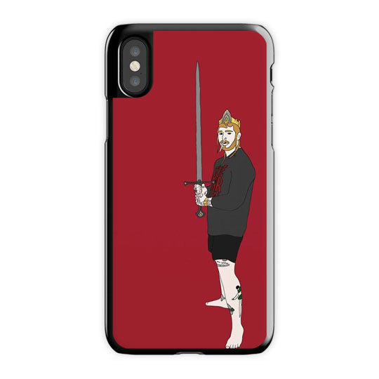 Post Malone iPhone X Case, Black Snap Case