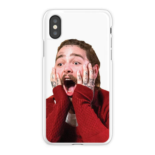 Post Malone iPhone X Case, White Tough Case