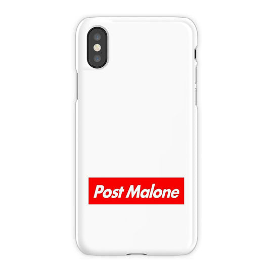 Post Malone iPhone X Case, White Tough Case