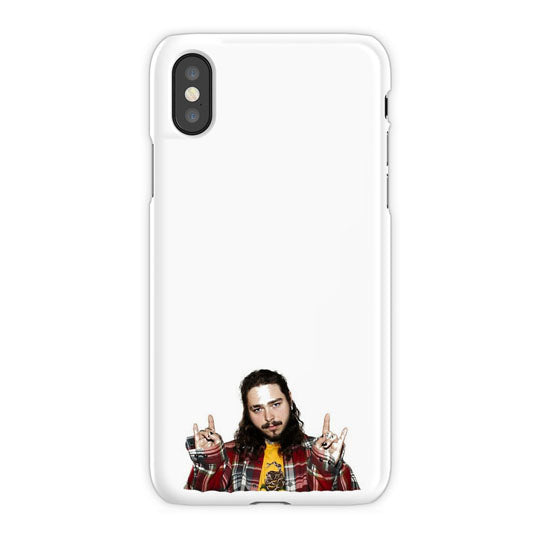Post Malone iPhone X Case, White Tough Case