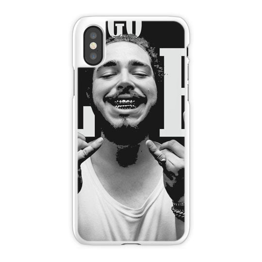 Post Malone iPhone X Case, White Tough Case