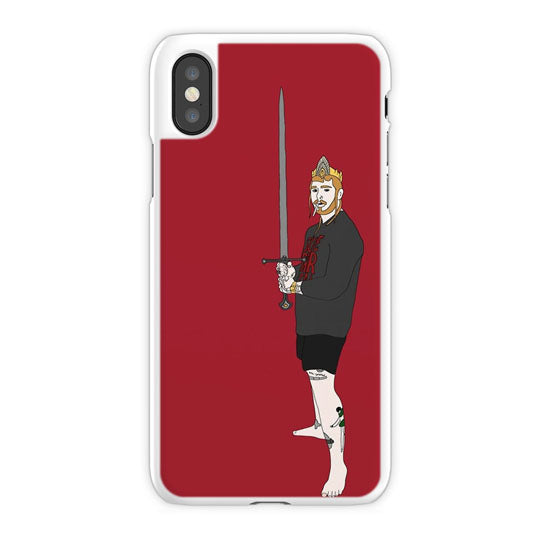 Post Malone iPhone X Case, White Snap Case
