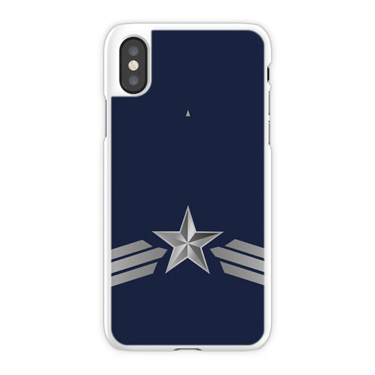 The First Avenger iPhone X Case, White Snap Case