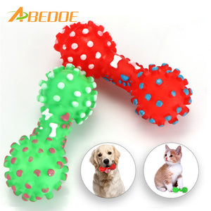 Dog Chew Toys  Treat Dispensing Dog Toys - Dumbbell-Dog Toy